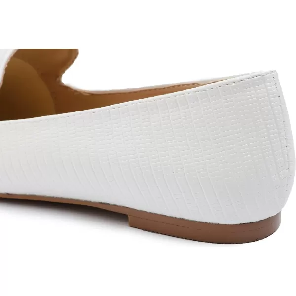 FEVERSOLE Women's Loafer Flat Pointed Fashion Slip On Comfort Driving Office Shoes