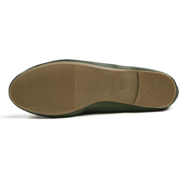 FEVERSOLE Women's Mary Jane Fashion Round Toe Easy Buckle Slip On Flats