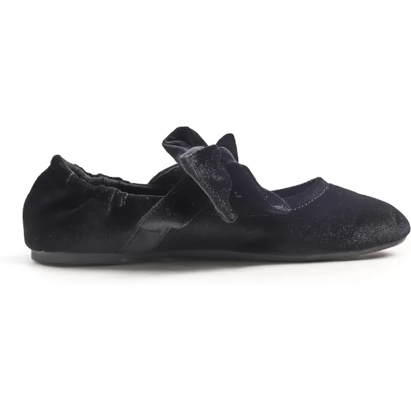 FEVERSOLE Women's Mary Jane Fashion Round Toe Easy Buckle Slip On Flats