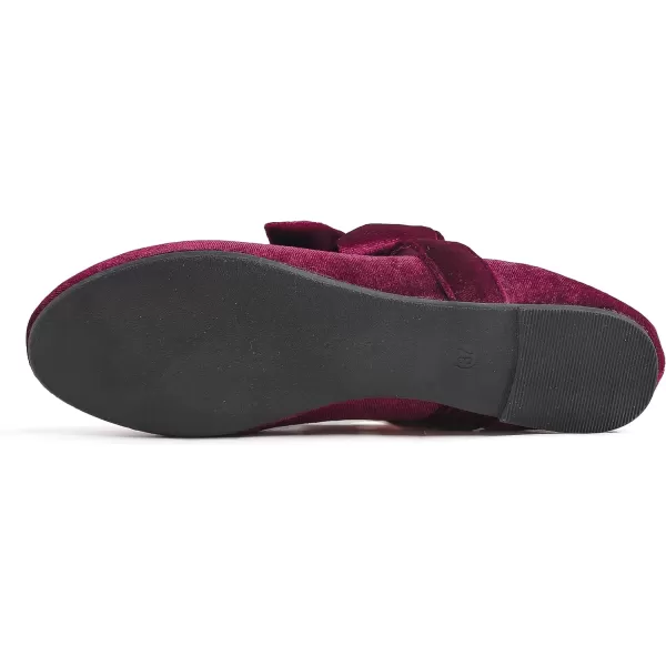 FEVERSOLE Women's Mary Jane Fashion Round Toe Easy Buckle Slip On Flats