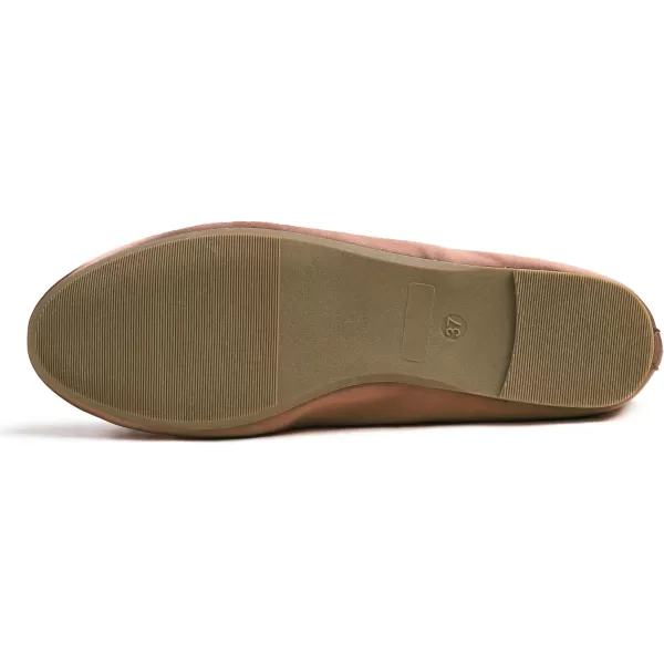 FEVERSOLE Women's Mary Jane Fashion Round Toe Easy Buckle Slip On Flats