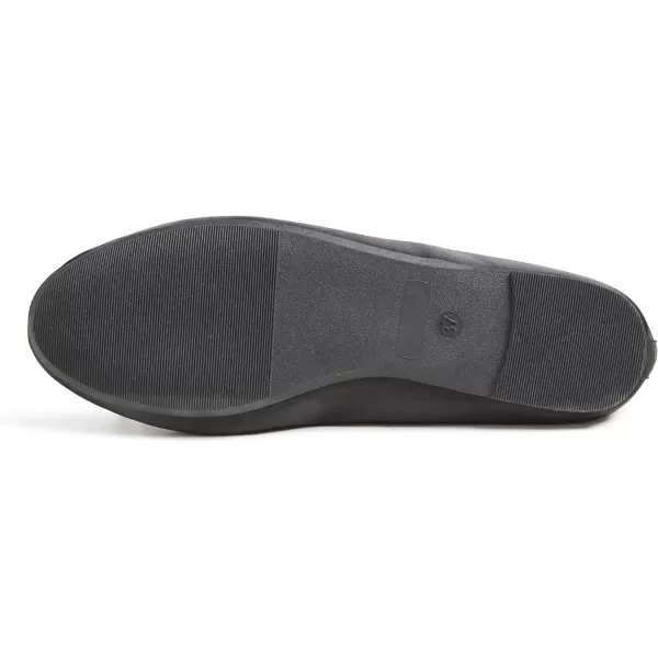 FEVERSOLE Women's Mary Jane Fashion Round Toe Easy Buckle Slip On Flats