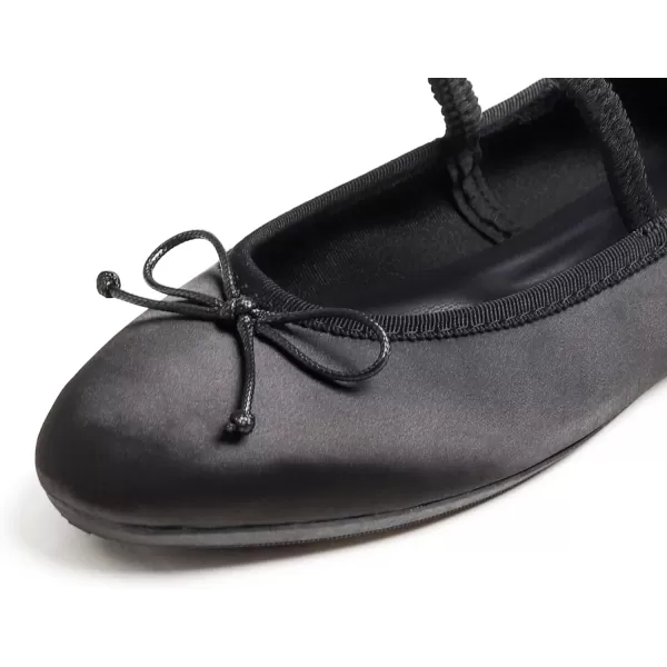 FEVERSOLE Women's Mary Jane Fashion Round Toe Easy Buckle Slip On Flats