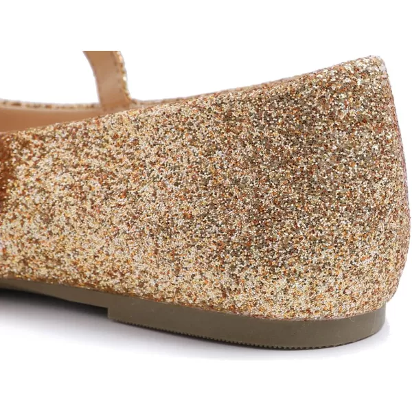 FEVERSOLE Women's Mary Jane Fashion Round Toe Easy Buckle Slip On Flats