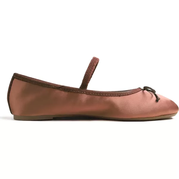 FEVERSOLE Women's Mary Jane Fashion Round Toe Easy Buckle Slip On Flats