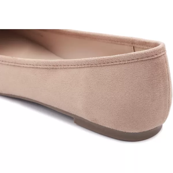 FEVERSOLE Women's Penny Loafer Round Toe Casual Flat Shoes