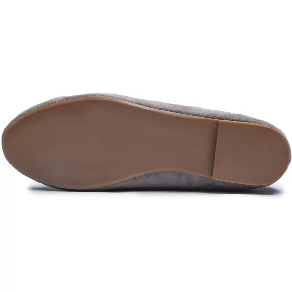 FEVERSOLE Women's Penny Loafer Round Toe Casual Flat Shoes