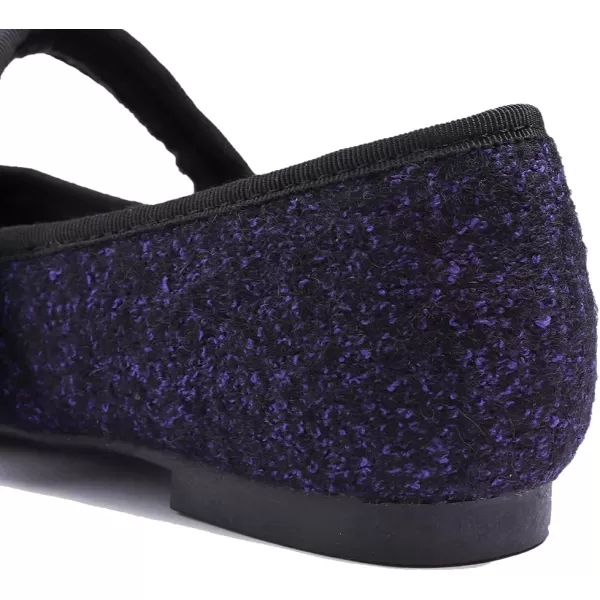 FEVERSOLE Women's Soft Cushion Extra Padded Comfort Round Toe Mary Jane Metal Buckle Fashion Ballet Flats Walking Shoes