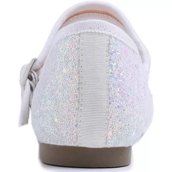 FEVERSOLE Women's Soft Cushion Extra Padded Comfort Round Toe Mary Jane Metal Buckle Fashion Ballet Flats Walking Shoes