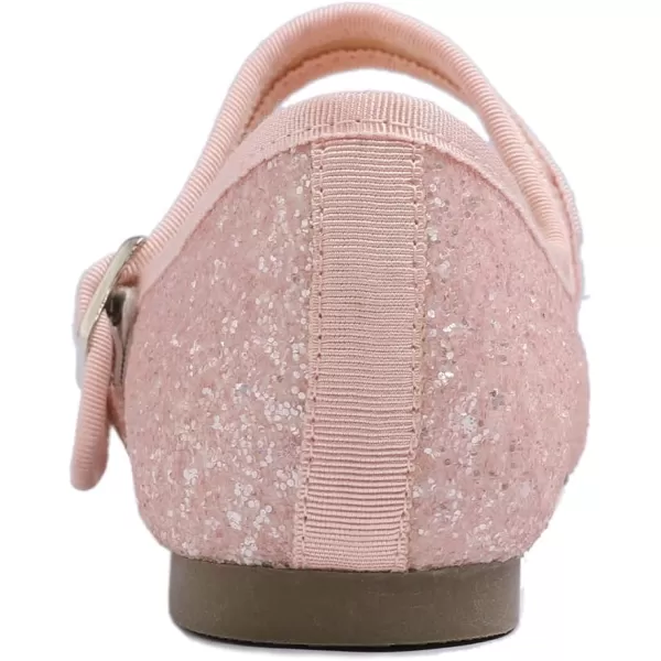 FEVERSOLE Women's Soft Cushion Extra Padded Comfort Round Toe Mary Jane Metal Buckle Fashion Ballet Flats Walking Shoes