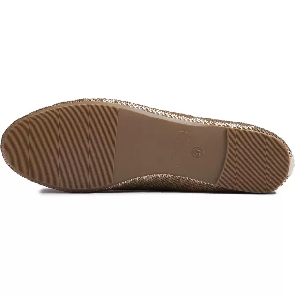 FEVERSOLE Women's Sparkle Memory Foam Cushioned Colorful Shiny Ballet Flats Glitter
