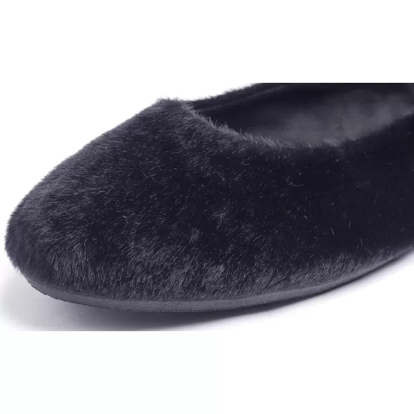 FEVERSOLE Women's Sparkle Memory Foam Cushioned Colorful Shiny Ballet Flats Glitter