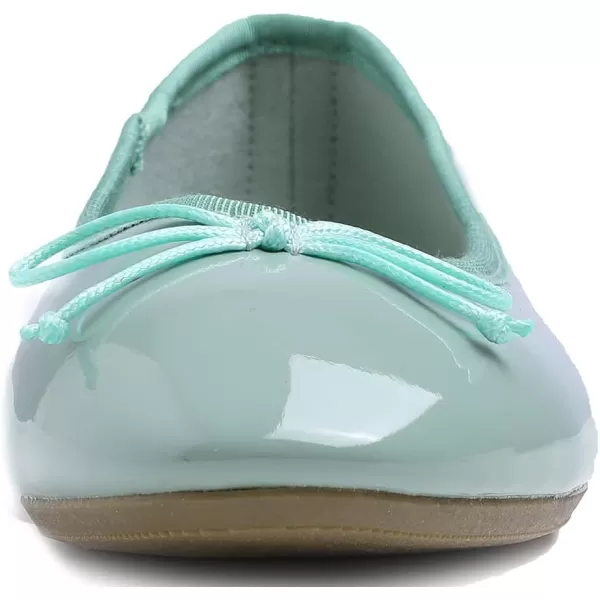 FEVERSOLE Women's Sparkle Memory Foam Cushioned Colorful Shiny Ballet Flats Glitter