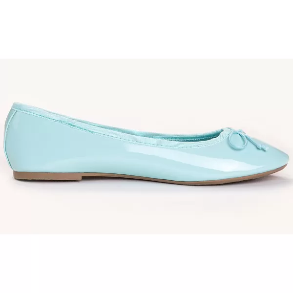 FEVERSOLE Women's Sparkle Memory Foam Cushioned Colorful Shiny Ballet Flats Glitter