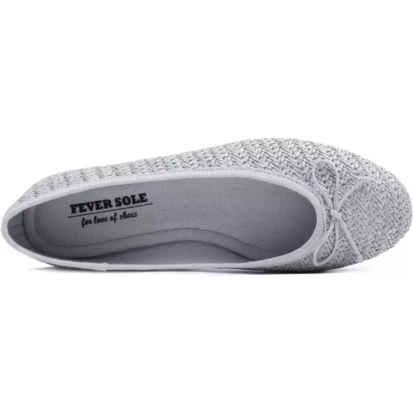FEVERSOLE Women's Sparkle Memory Foam Cushioned Colorful Shiny Ballet Flats Glitter