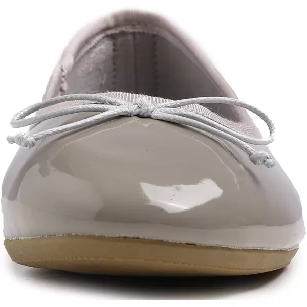 FEVERSOLE Women's Sparkle Memory Foam Cushioned Colorful Shiny Ballet Flats Glitter