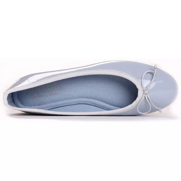 FEVERSOLE Women's Sparkle Memory Foam Cushioned Colorful Shiny Ballet Flats Glitter