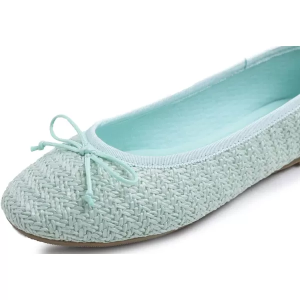 FEVERSOLE Women's Sparkle Memory Foam Cushioned Colorful Shiny Ballet Flats Glitter