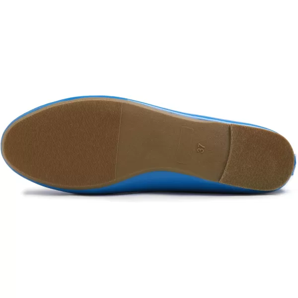 FEVERSOLE Women's Sparkle Memory Foam Cushioned Colorful Shiny Ballet Flats Glitter