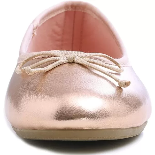 FEVERSOLE Women's Sparkle Memory Foam Cushioned Colorful Shiny Ballet Flats Glitter