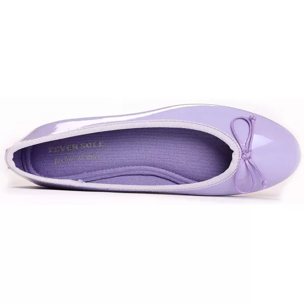 FEVERSOLE Women's Sparkle Memory Foam Cushioned Colorful Shiny Ballet Flats Glitter