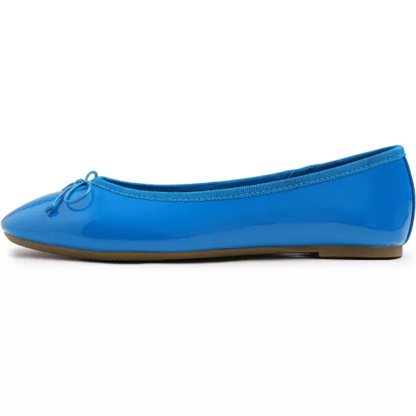 FEVERSOLE Women's Sparkle Memory Foam Cushioned Colorful Shiny Ballet Flats Glitter