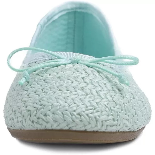 FEVERSOLE Women's Sparkle Memory Foam Cushioned Colorful Shiny Ballet Flats Glitter