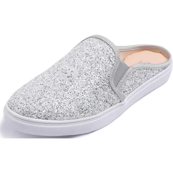 FEVERSOLE Women's Sport Mules Slip On Loafers Fashion Backless Sneakers