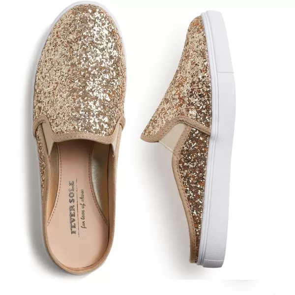 FEVERSOLE Women's Sport Mules Slip On Loafers Fashion Backless Sneakers