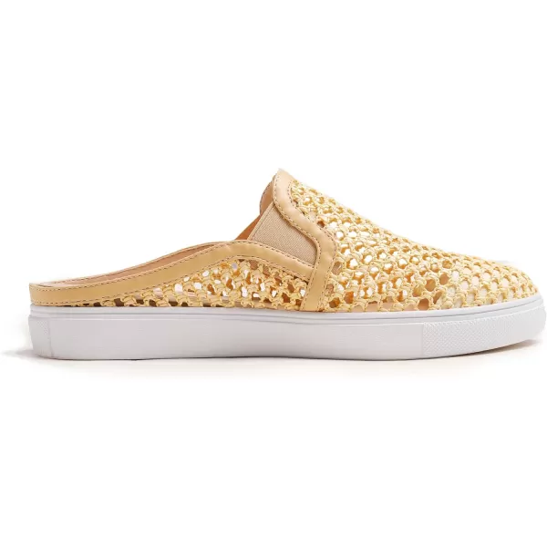 FEVERSOLE Women's Sport Mules Slip On Loafers Fashion Backless Sneakers