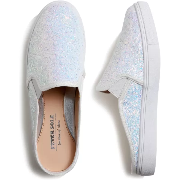 FEVERSOLE Women's Sport Mules Slip On Loafers Fashion Backless Sneakers
