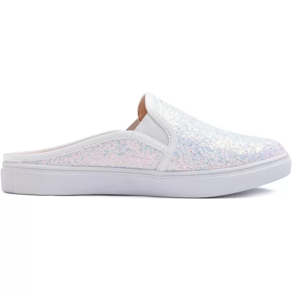 FEVERSOLE Women's Sport Mules Slip On Loafers Fashion Backless Sneakers