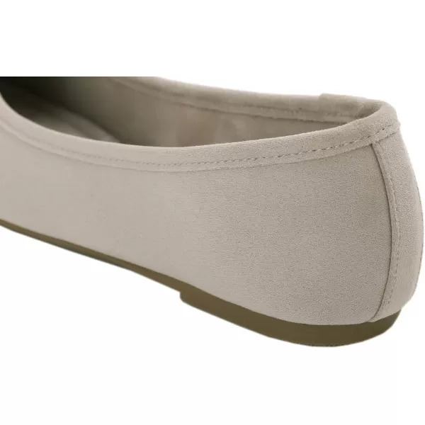 FEVERSOLE Women's Ultra Soft Colorful Memory Foam Cushioned Faux Suede Home Ballet Flats