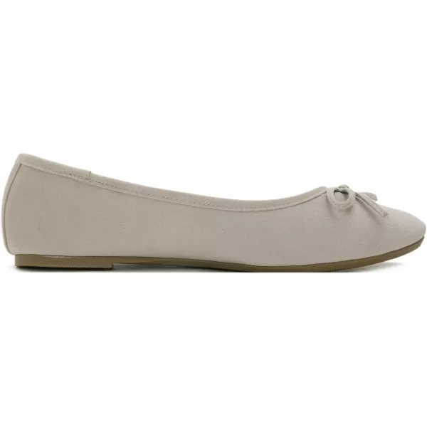 FEVERSOLE Women's Ultra Soft Colorful Memory Foam Cushioned Faux Suede Home Ballet Flats