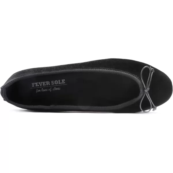 FEVERSOLE Women's Ultra Soft Colorful Memory Foam Cushioned Faux Suede Home Ballet Flats