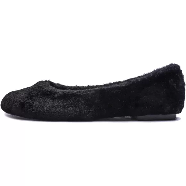 FEVERSOLE Women's Ultra Soft Colorful Memory Foam Cushioned Faux Suede Home Ballet Flats
