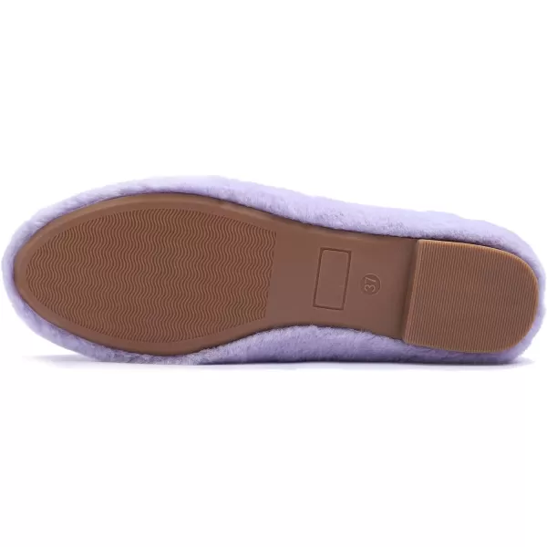 FEVERSOLE Women's Ultra Soft Colorful Memory Foam Cushioned Faux Suede Home Ballet Flats