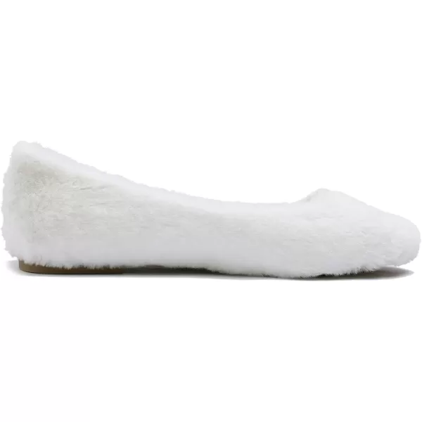 FEVERSOLE Women's Ultra Soft Colorful Memory Foam Cushioned Faux Suede Home Ballet Flats