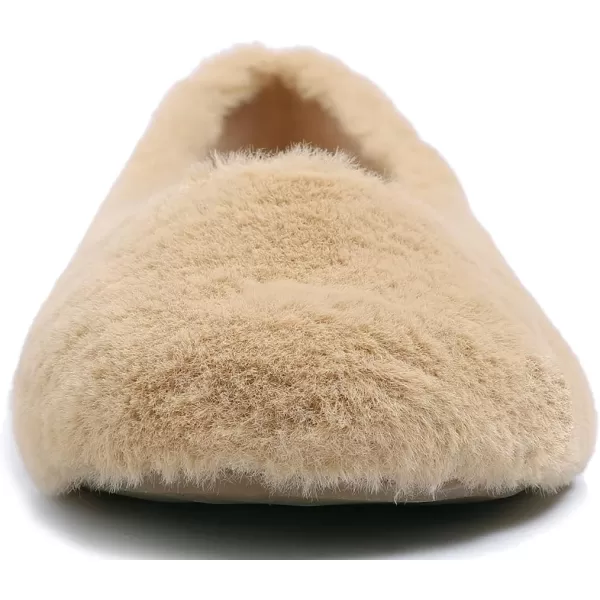 FEVERSOLE Women's Ultra Soft Colorful Memory Foam Cushioned Faux Suede Home Ballet Flats