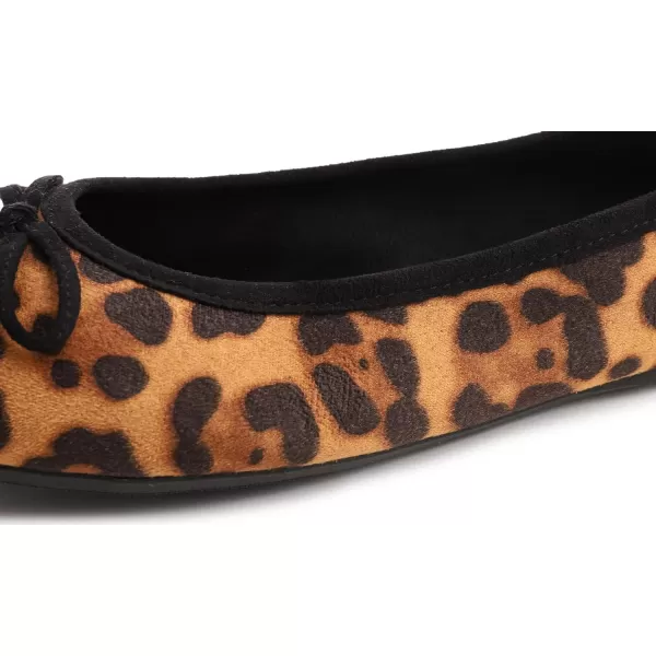 FEVERSOLE Women's Ultra Soft Colorful Memory Foam Cushioned Faux Suede Home Ballet Flats