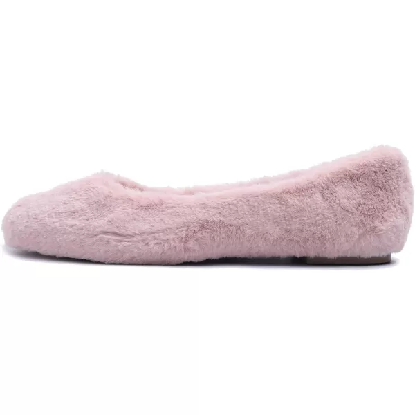 FEVERSOLE Women's Ultra Soft Colorful Memory Foam Cushioned Faux Suede Home Ballet Flats