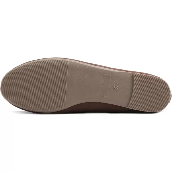 FEVERSOLE Women's Ultra Soft Colorful Memory Foam Cushioned Faux Suede Home Ballet Flats