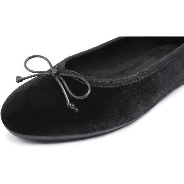 FEVERSOLE Women's Ultra Soft Colorful Memory Foam Cushioned Faux Suede Home Ballet Flats