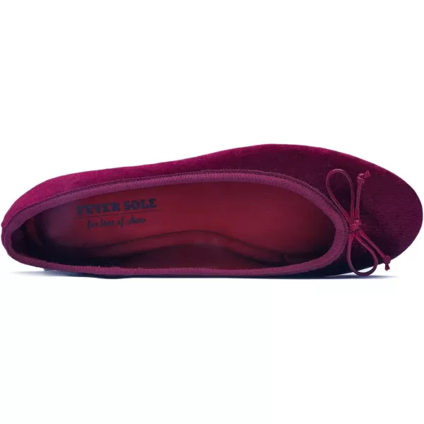 FEVERSOLE Women's Ultra Soft Colorful Memory Foam Cushioned Faux Suede Home Ballet Flats