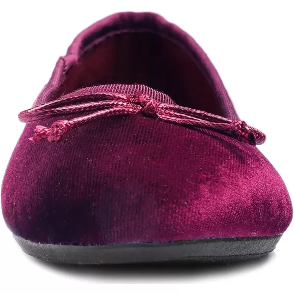 FEVERSOLE Women's Ultra Soft Colorful Memory Foam Cushioned Faux Suede Home Ballet Flats