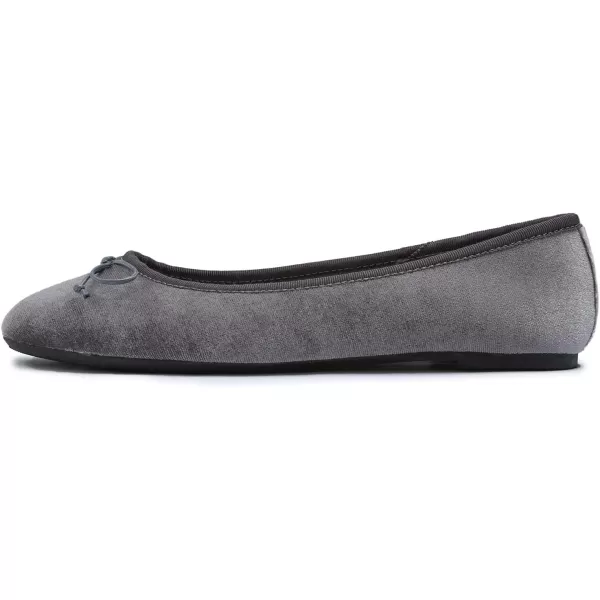 FEVERSOLE Women's Ultra Soft Colorful Memory Foam Cushioned Faux Suede Home Ballet Flats