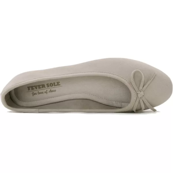 FEVERSOLE Women's Ultra Soft Colorful Memory Foam Cushioned Faux Suede Home Ballet Flats
