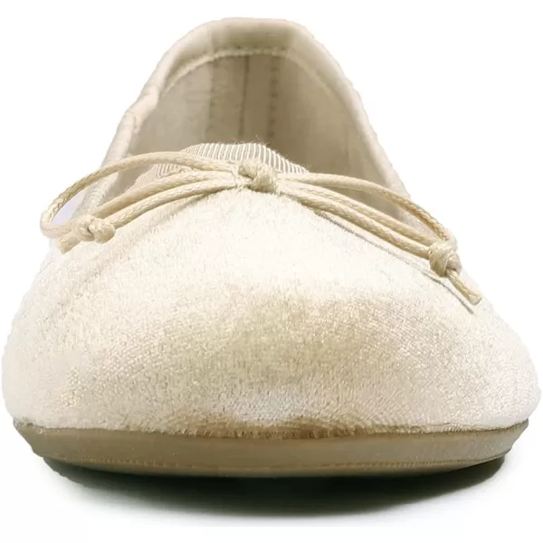 FEVERSOLE Women's Ultra Soft Colorful Memory Foam Cushioned Faux Suede Home Ballet Flats