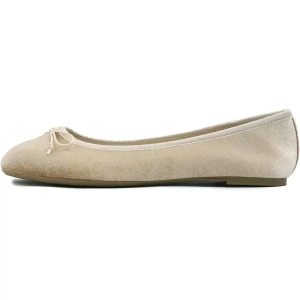 FEVERSOLE Women's Ultra Soft Colorful Memory Foam Cushioned Faux Suede Home Ballet Flats