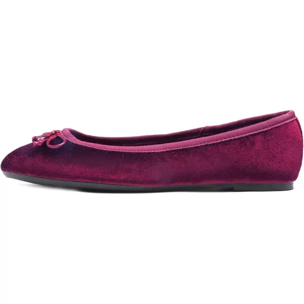 FEVERSOLE Women's Ultra Soft Colorful Memory Foam Cushioned Faux Suede Home Ballet Flats